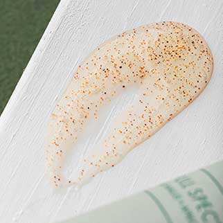 image of a swatch of exfoliating cleanser